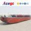 River sand carrying boat / barge 300 ton per time with transport coveyor for sale