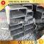 black hollow steel pipe / erw colded formed square rectangular tube