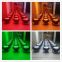 China 18PCS 15W RGBWA+UV 6in1 WIFI remote control led color wash led par64 stage light