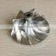 TE06H 16M 49185-40700 49185-01041 48.04/68.01mm 6+6 Blades Turbo Billet/aluminum 2618/milling Compressor Wheel for 49179-02250