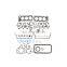 XYREPUESTOS  AUTO PARTS Repuestos al por mayor Engine Overhaul Gasket Set 5-87810-977 For Isuzu 5-87812-717-0  5-87810-977-0