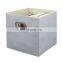 Nonwoven Foldable fabric Underwear drawer organizer Storage Bins Cubes Containers Baskets With A Plastic Handle for Home