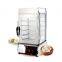Stainless steel with glass electric steamer steam bun heating machine fast food show cabinet   WT/8613824555378