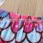 Shell pattern Top and mermaid printing bell bottom 2pcs Baby Girl summer suit wholesale price