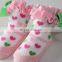 Lace bowknot baby socks princess heart pattern jacquard girl socks princess cute baby