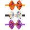 Baby Halloween Orange Pumpkin Hair Accessories Child White Little Ghost Headdress Girl Purple Bow Hair Band