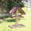 FSC certified simple design unpainted wood bird feeder