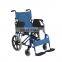 Rehabilitation therapy supplies  light weight aluminum foldable manual wheelchair with seat belt