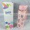 BPA free sport water bottle glass bottle with silicone sleeve