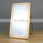 European Style Glass Mirror Lamp Metal LED Battery Table Lamp