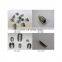 DIN913 M2 M2.5 M3 M4 M5 304 Stainless Steel Metric Thread Grub Screws Flat Point Hexagon Socket Set Screws Headless