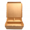 Disposable 2 3 5 compartment brown paper food box for take away fast food restaurant salad sushi fried chips