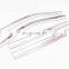 Chrome door visor side window deflector shade sun rain shield silver strips guard for Hyundai i10 grand 2013