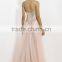 2014 Hot Sale High Quality Elegant Prom Dress with Beading and Sequined Sweetheart A-Line Chiffon Prom Dress