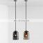 North single head chandelier individual glass small droplight restaurant hanging lamp
