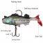 New Products 8.5cm 15g Sea Fishing Salt Water Head Soft Plastic Lead Fish Lures