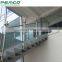 Low MOQ modern Deck railing designs tempered glass Balustrade Railing