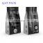 250g 500g 1kg side gussest coffee bag flat bottom pouch