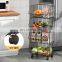 Storage Holder 5-Tier Large Home Mesh Metal Food Produce Sepatu Vegetable Wire Fruit Baskets Other Organize Kitchen Storage