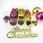 Brand New Plastic Pendants Hot Selling Yellow Antique Festive Silver Blue Small Christmas Decor