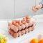 Amazon Hot fridge organizers set storage clear box bins bpa free PET plastic food container egg storage plastic egg tray
