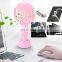 small usb Handheld fan, mini portable rechargeable electric fan