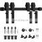 Barn Door Hardware Bypass Sliding Barn Door Hardware Track Kit Bent Hanger Bypassing System