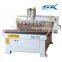 Multi-heads Glass Mirror Cutting Machine Mirror Customized CNC Cutter 1300*1300mm 8 Heads Sari Cutter