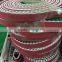 Best quality red rubber coated coated industrial timing belt