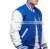 Baseball lettermen varsity jacket for men with leather sleeve custom embroidery patched logo