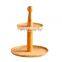 High Quality Bamboo Cupcake Display Stand Dessert Fruit Snack Serving Platter for Buffet, Wedding, Birthday, Afternoon Tea