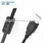 Guangzhou best seller black PVC jacket male to male usb cable 27/25awg