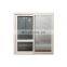 Aluminum alloy sliding window sound insulation and heat insulation