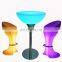 wireless illuminated party bar table modern glowing coffee shop led chair plastic kitchen counter height bar tables led stools