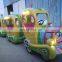 Family Kids Mini Funny Electric Shopping Mall Park AmusemenTrain Battery Trackless Train For Sale