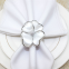 Bulk Wholesale Design Plastic Silver Gold White Flower Napkin Rings for Wedding Table