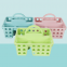 Plastic storage basket