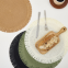 Hand Woven Round Decorative Paper Place Mats Table Mats for Dining Table