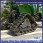 Customized anti sinking vehicle for triangular anti sinking chassis tractors