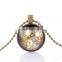 Wholesale unique design vintage bronze time machine pendants steampunk necklace cheap price