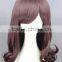 wholesale 40CM short coffe curly edge Lolita cute bob girls wig