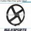 700c Wheels Aero Carbon 4 Spoke Wheel REAR 3k/12K/UD Matte/GlossyClincher for FIX Bike High-performance Bicycle Four Spoke Wheel