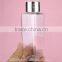 3oz 80ml clear square pet plastic pump bottle for lotion packaging