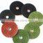 4 Inch Flexible Resin Diamond Granite Polishing Pads