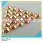 Flat Back Epoxy Rhinestone AB Peach Round Ss20 5mm 100 Gross Package