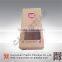 eight side resealable standing kraft paper pouch flat bottom packaging bag