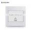 Glass Material White Color Home 1 Gang Wall Switches