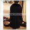 women cashmere sweater coat with luxury fox fur collar