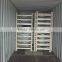 Industrial galvanized storage stacking rack