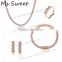stylish gold jewelry set luxury gold jewelry set for young                        
                                                Quality Choice